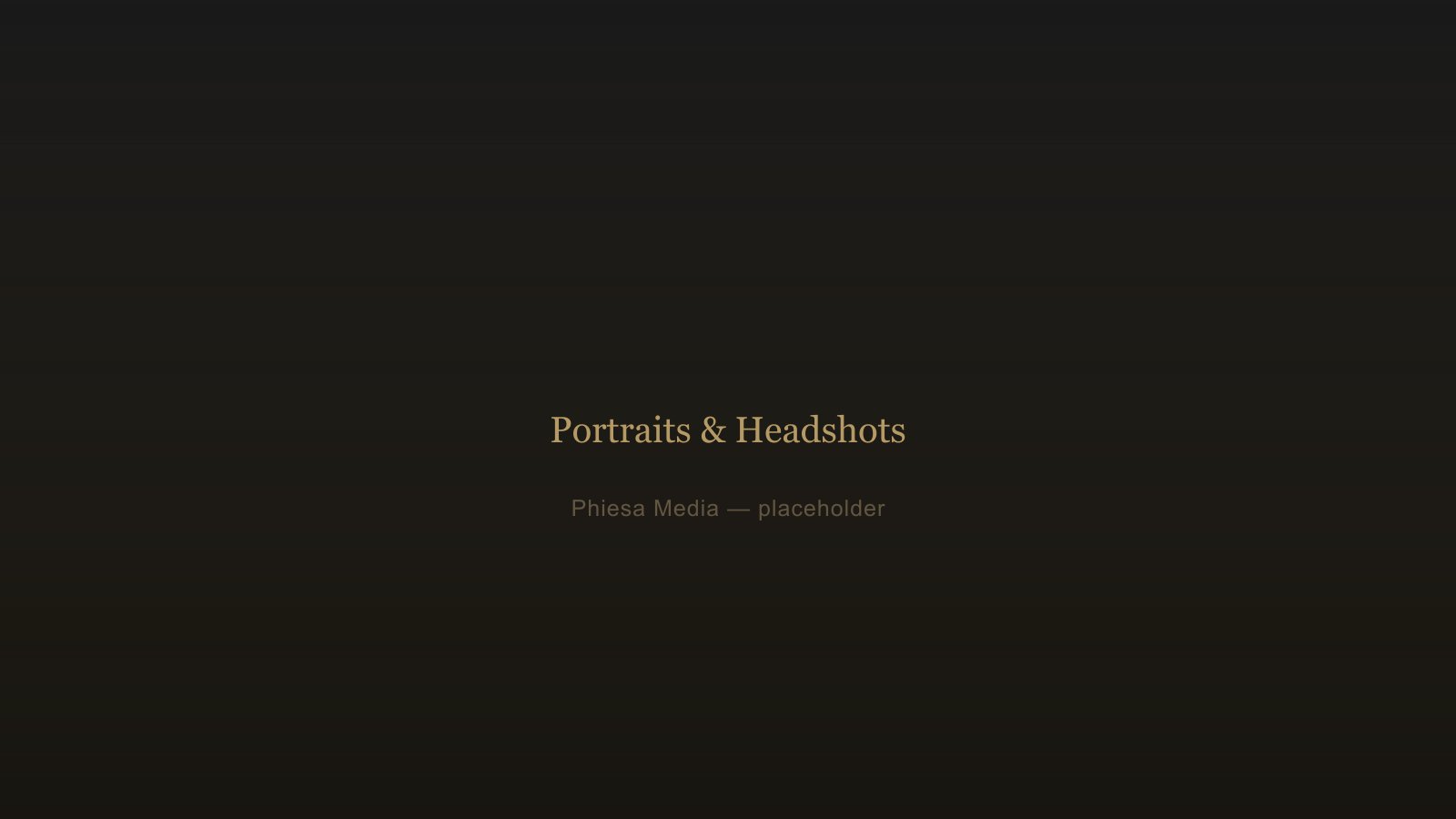 30-second talent showreel combining portraits and motion clips